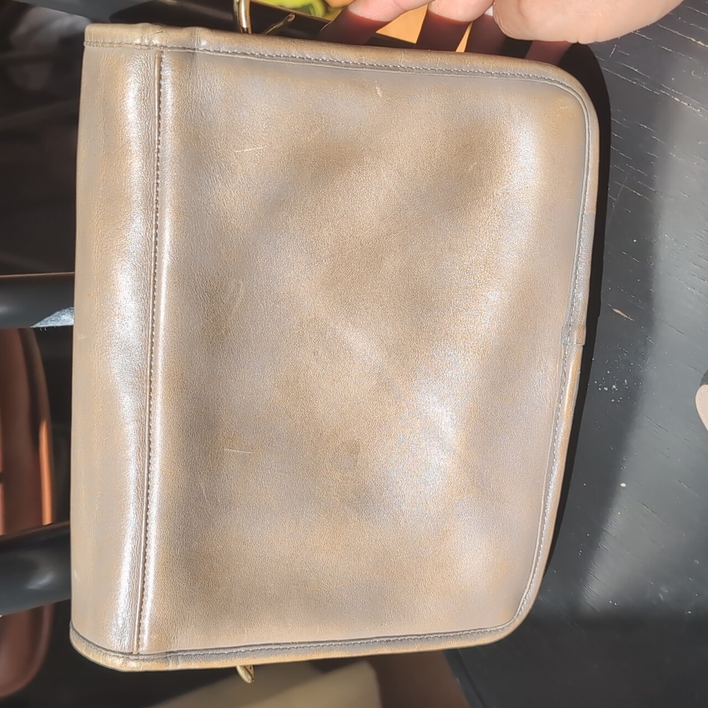 Vintage Coach Small Saddle Pouch, Grey, NYC - Picture 13 of 16